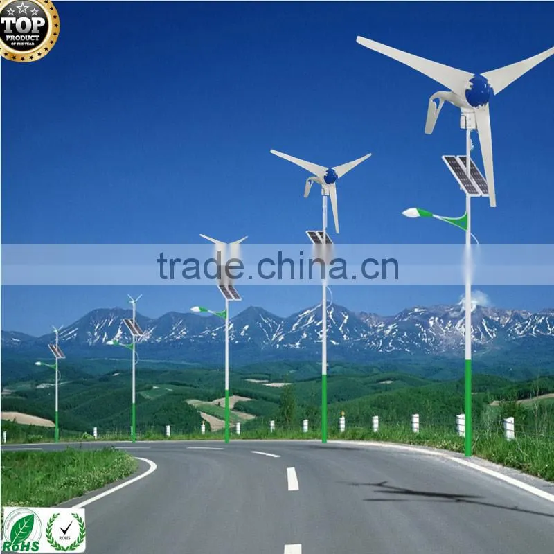 Rooftop horizontal wind turbine generator small wind turbine 12v/24v