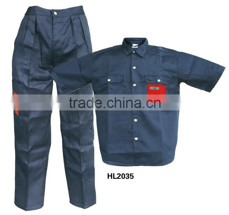 t/c working uniform with short sleeves