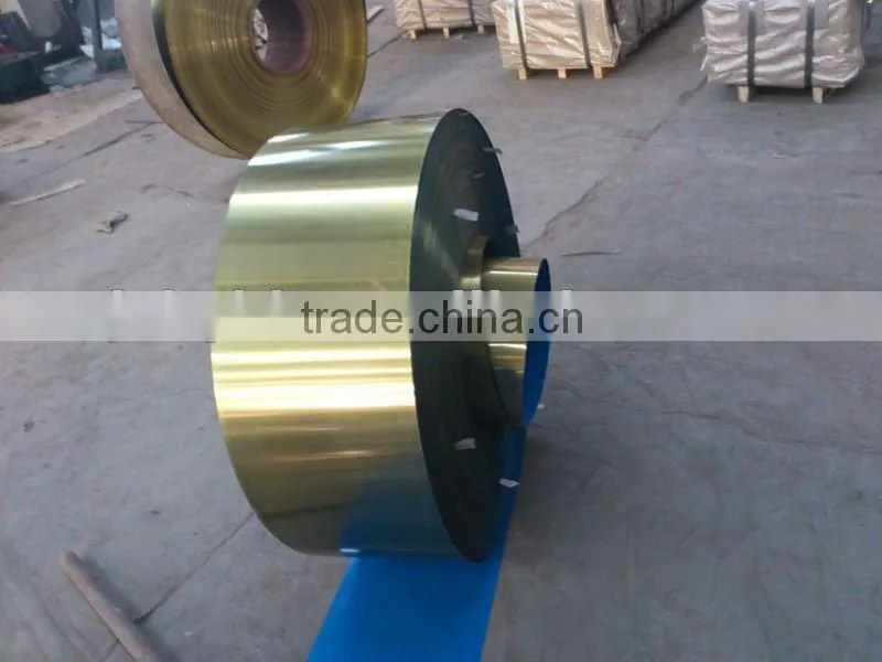 food tinplate coil/sheet with golden lacquer