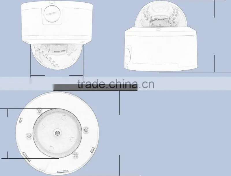 IW-P3038GS 2.0M Vari focus IR Network Dome Camera