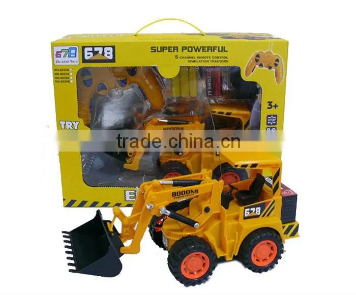 RC model bulldozer