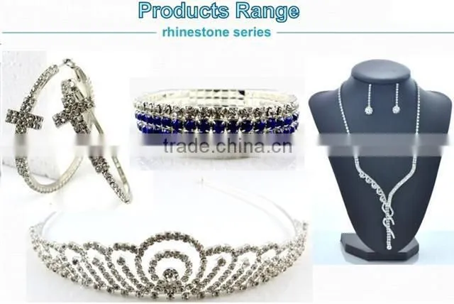 Ladies Chunky Necklace China Wholesale Rhinestone Collar Choker Necklace