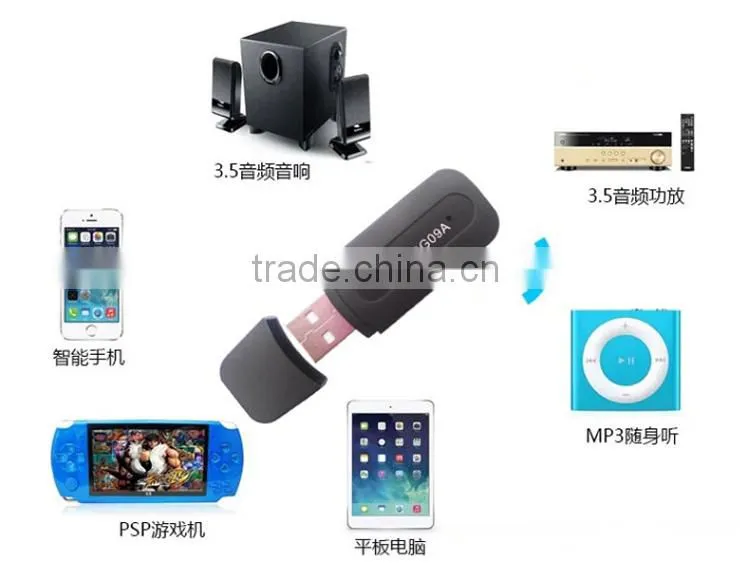 2 in 1 usb 3.5mm bluetooth adapter for speaker