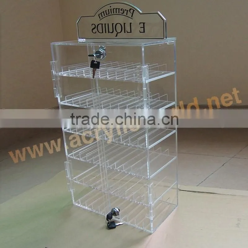 3 tier 24 holes stand e cigarette display cabinet