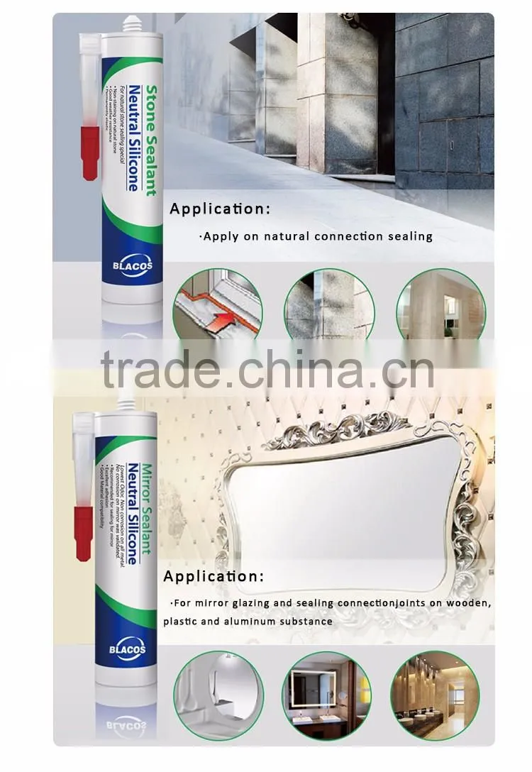 Good design Neutral types of silicone rubber caulking material