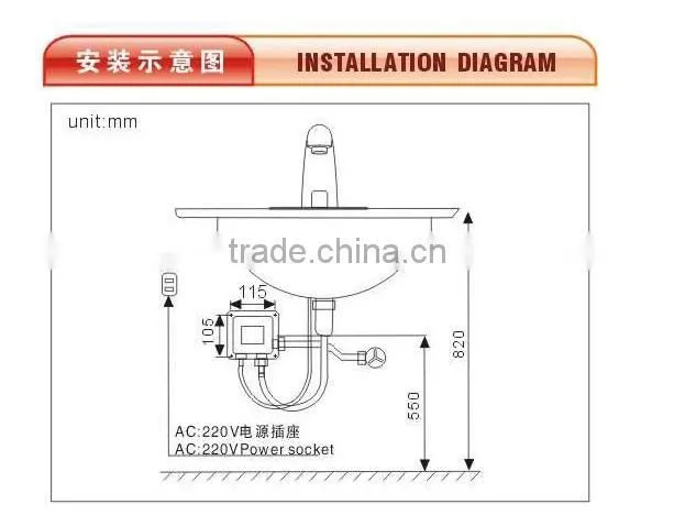 faucets,mixers & taps, Automatic faucet with CE certification