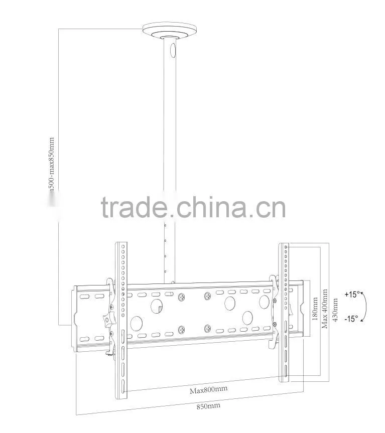 Tv ceiling mount for 32"- 70", wholesale ceiling mount tv bracket