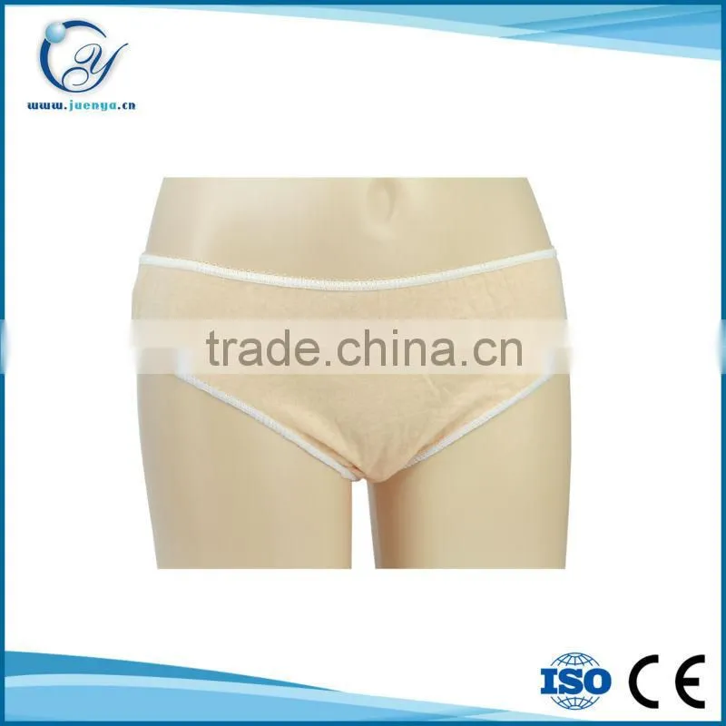 Good quality low price confortable cotton disposable massage underwear