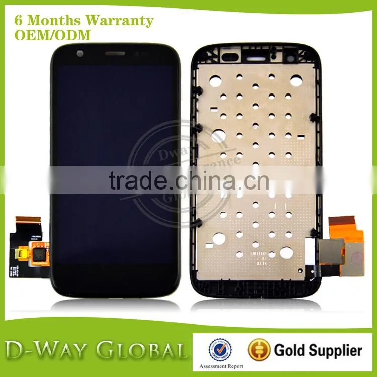 High Quality LCD For Motorola Moto G LCD+touch screen digitizer with frame