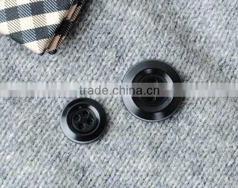 Top Class 4 Holes 24L&32L Black Corozo Nut Suit, Jacket, Sweater Buttons for Man&Woman