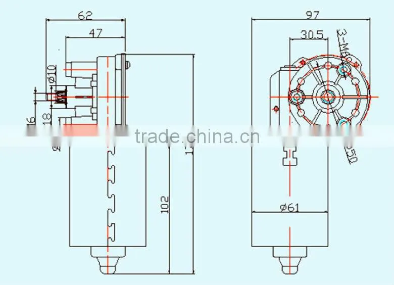 2016 NEW DESIGN windshield wiper motor,powerful wiper motor