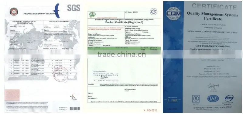 Iraq market powder coated aluminium profile price per kg