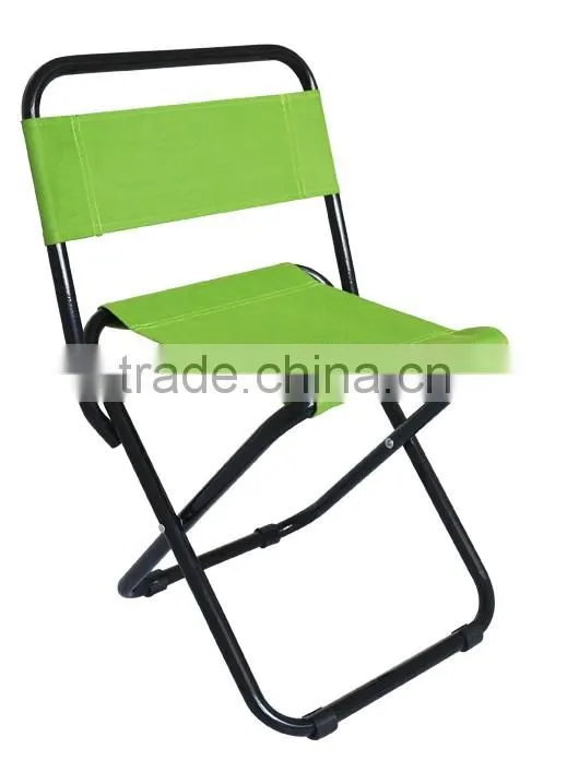 Small folding pocket chair camping chair with pvc fabric