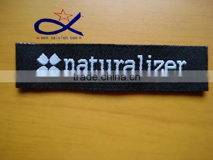 custom neoprene bag woven label