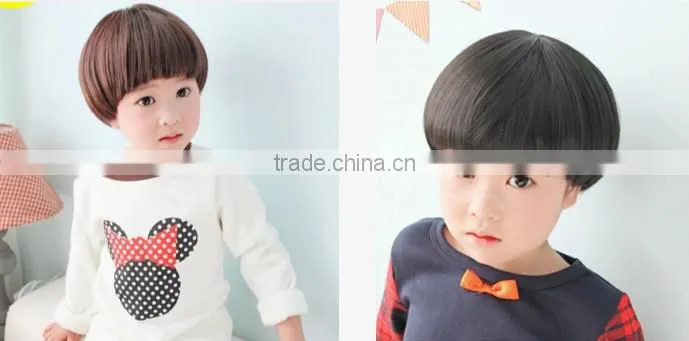 Hot selling Kids natural Wigs cheap kids wigs bob wig for little boys