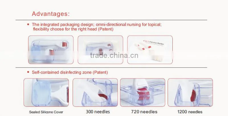 Micro Needle Therapy 4 in 1 derma roller DRS dermaroller Acne Scars Marks Derma Skin Meso Roller