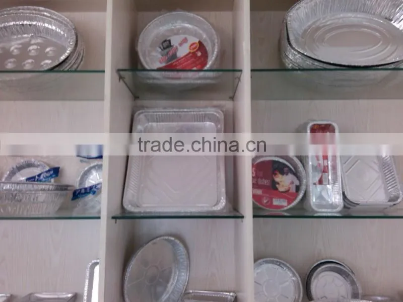 Automatic aluminum foil container making machine