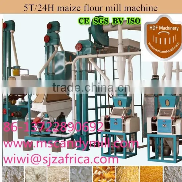 2016 New product 100T/D maize flour milling machine
