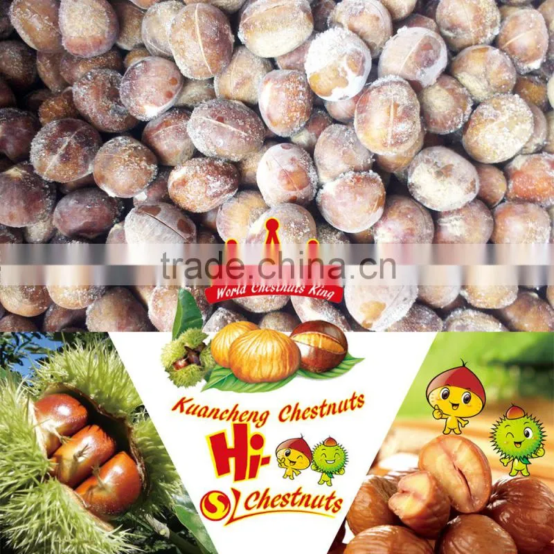 Quick Freezing Organic Roasted Chestnuts with Shell