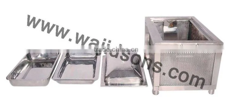 new design handmade chafing dish for sale | 2016 metal made chafing dish | modern chafing dish | brass plated chafing dish