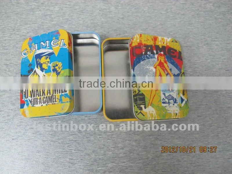 rectangular shape for package high quanlity and newly hexagon tin box