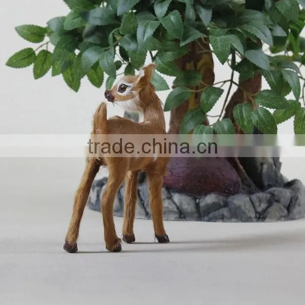 plush animals breathing pets mini plastic deer toy