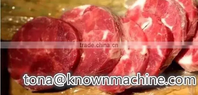 Factory direct supply commercial full-automatic1mm-170mm meat thickness adjustable frozen meat cube cutting machine