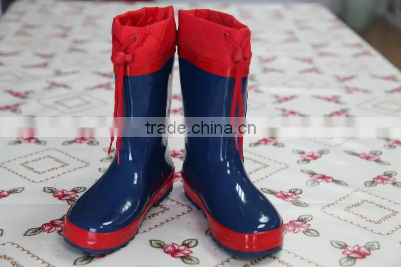 Children Waterproof Warm Winter Rubber Rain Boots