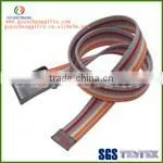 China wholesale plastic clip woven wristband for festival