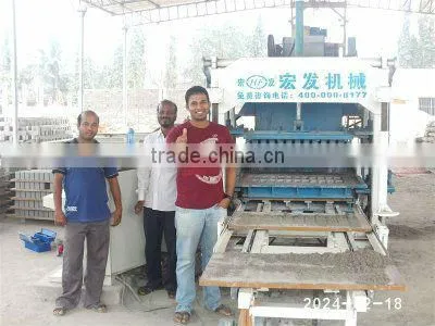 QT6-15C Hydraulic concrete cement block making machine on hot sale