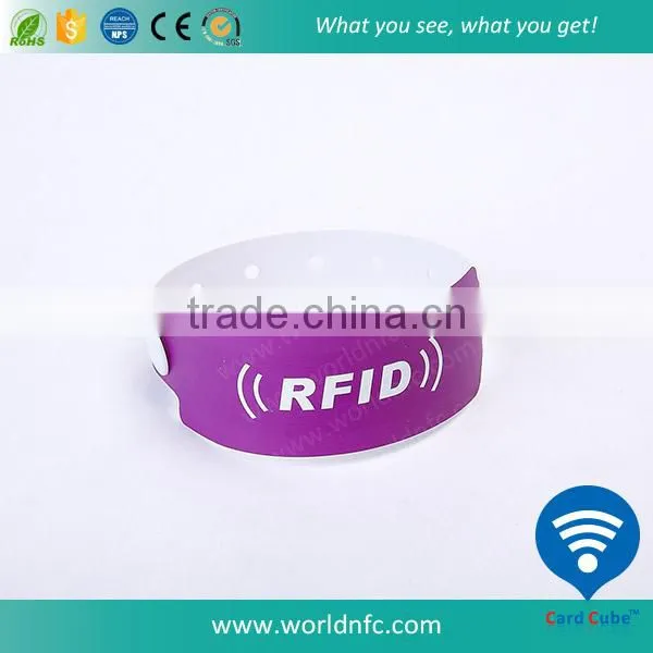 Good Quality UHF RFID Disposable Paper Wristband for Hospital Management