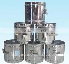Round manual air damper