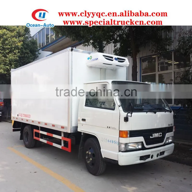 JMC small refrigeration unit 3 TON refrigerator freezer truck for sale