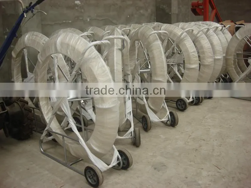 10mm fiberglass push pull made in China/Flexible guide tracing duct rodder