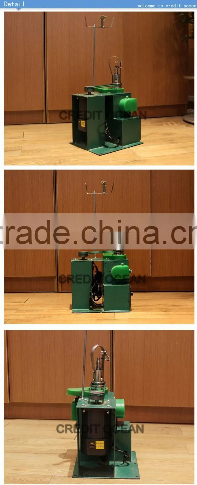 CREDIT OCEAN shoelace rope single head cording knitting machine