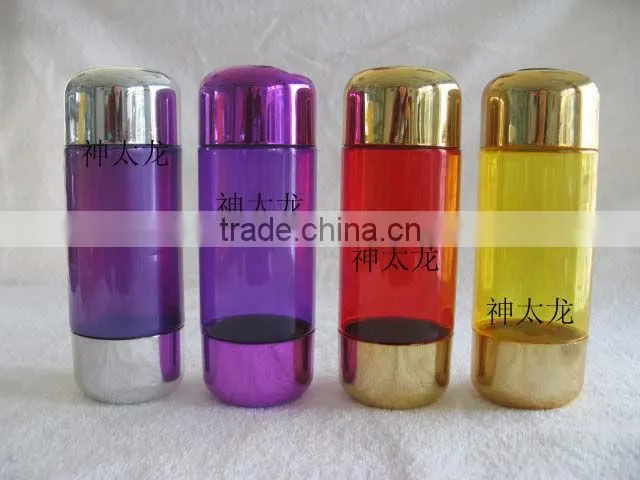new design 300ml PET plastic shampoo bottle