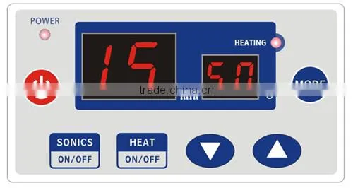 China manfacturer ultrasonic cleaners with degas and heater