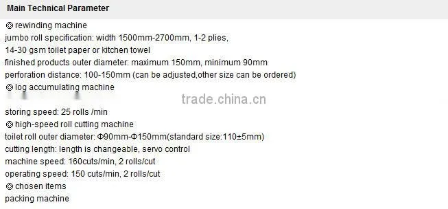 DL-WSZ-LX 2500 Series of Full-automatic High-speed Kitchen Towel Auto Packaging Production Line