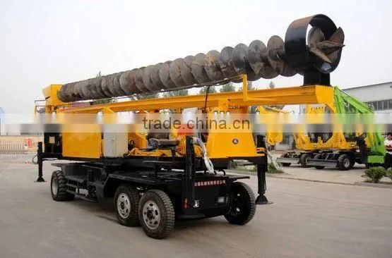 Rotary Pile Drilling rig, HF360 pile drill rig machine, double bridge pile drill rig