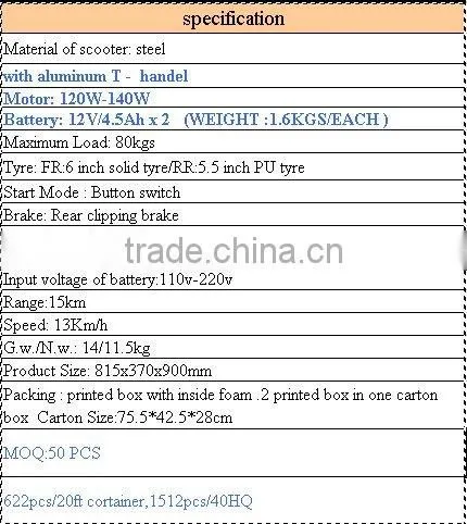 Professional China Factory Electric Kick SCooter