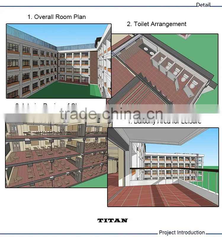 Australia Standard Light Gauge Steel Framing School Building Projects