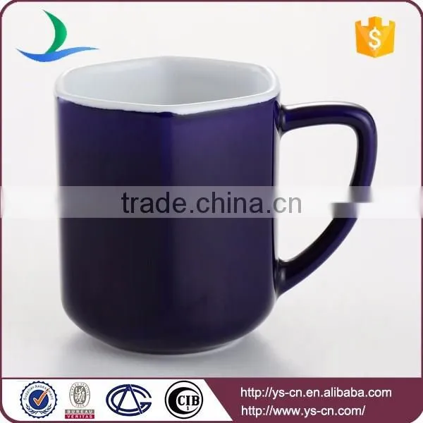 Wholesale different color glazed 12oz Ceramic drinking snack cup factory