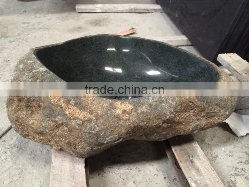 Natural pedestal sink pedestal basin grass granite