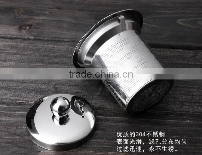 450ml/700ml borosilicate glass teapot heat resistant glass teapot with stainless steel filter