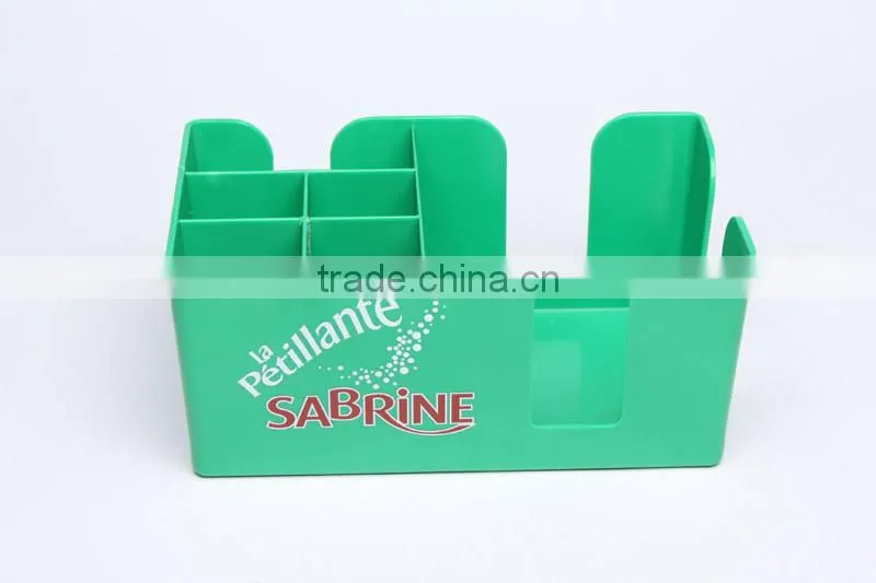 Good quality plasticbar caddy bar napkin straw stirrer holder with all in bar accessories