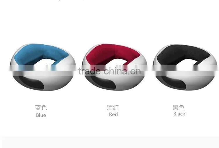 Round Portable Neck Pillow For Lunch Break/Travelling/ Neck Massage Music Pillow