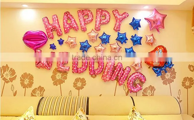 set wholesale wedding foil balloon