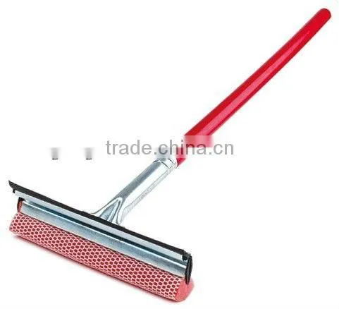 Car window clean squeegee with wooden handle/ glass wiper