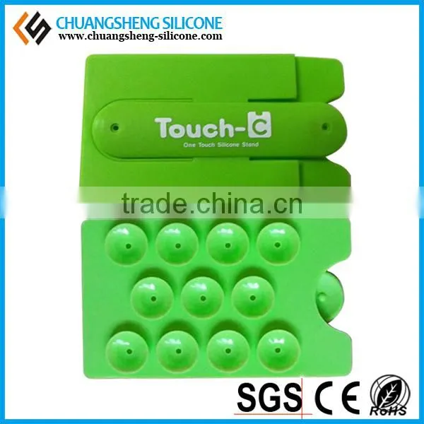 Card holder, back sucking phone holder, silicone 3m mobile phone sticker