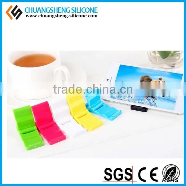 The cheapest samples in stock silicone holder, watching movie stander, cell phone sticker